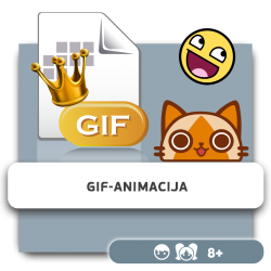 Gif-animacija - KIBERone. Škola digitalne pismenosti. Programiranje za decu. IT edukacija dece. Subotica
