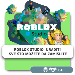 Roblox Studio  Uraditi sve što možete da zamislite - KIBERone. Škola digitalne pismenosti. Programiranje za decu. IT edukacija dece. Subotica