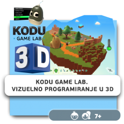 Kodu Game Lab. Vizuelno programiranje u 3D - KIBERone. Škola digitalne pismenosti. Programiranje za decu. IT edukacija dece. Subotica