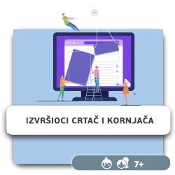 Izvršioci crtač i kornjača - KIBERone. Škola digitalne pismenosti. Programiranje za decu. IT edukacija dece. Subotica