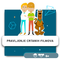 Pravljenje crtanih filmova - KIBERone. Škola digitalne pismenosti. Programiranje za decu. IT edukacija dece. Subotica