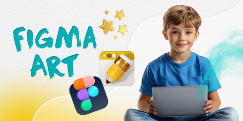 Figma Art - grafički mađioničar - KIBERone. Škola digitalne pismenosti. Programiranje za decu. IT edukacija dece. Subotica